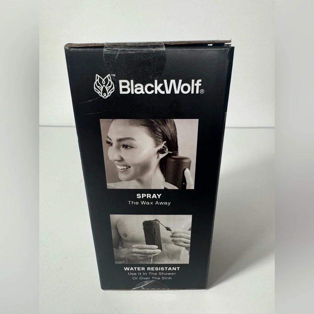 BlackWolf Wush Powered Ear Cleaner -Black